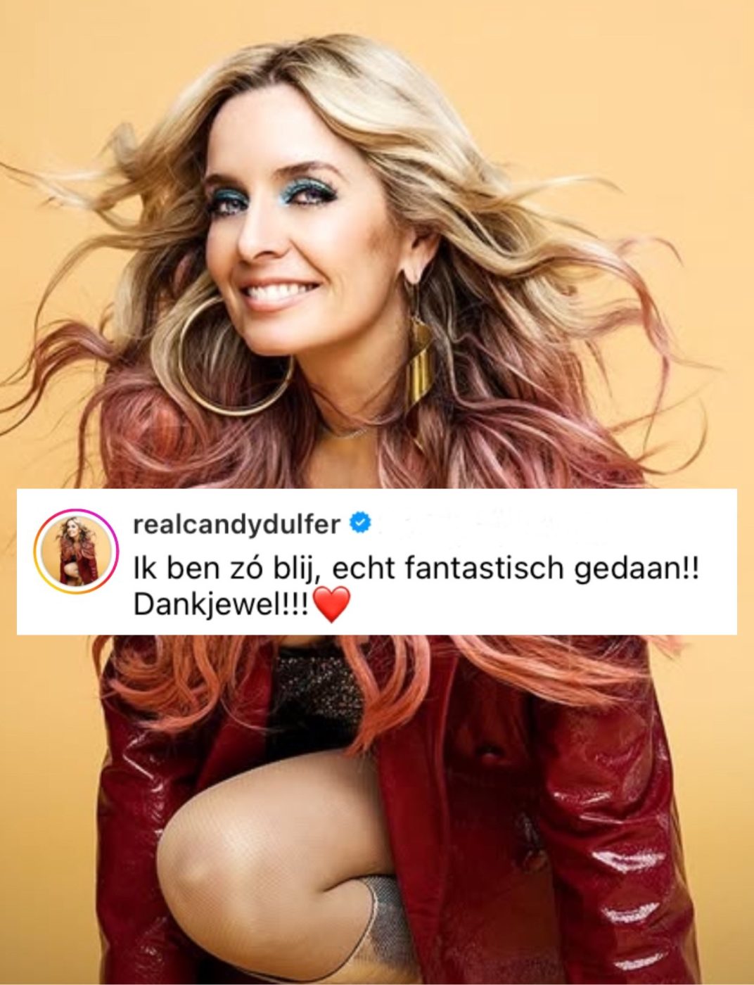 Candy Dulfer — Eyebrow Lab client