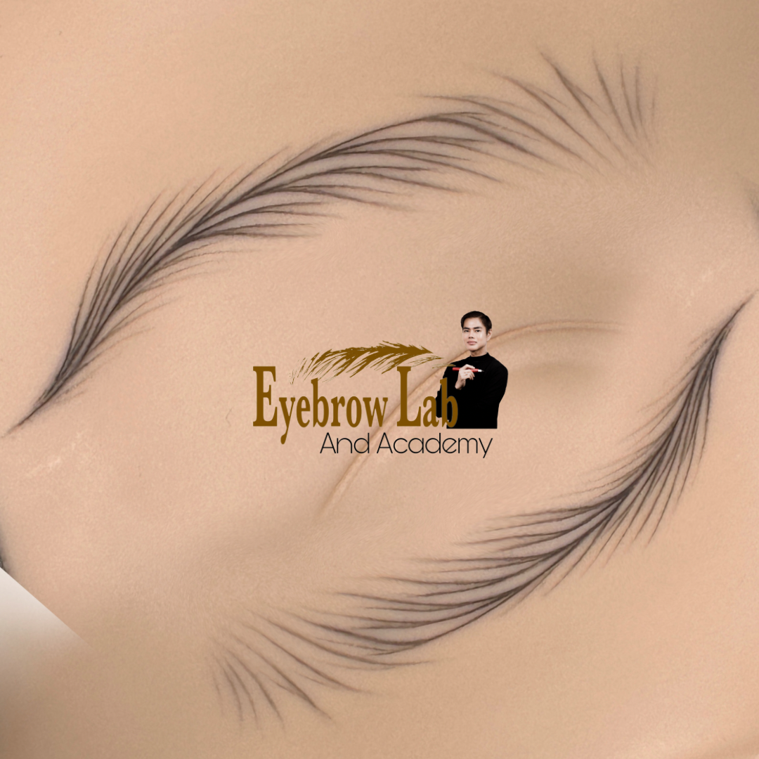 Eyebrow Lab and Academy — hyper-realistic nanobrows hair-stroke practice on artificial skin